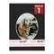 Black Suede Mat Board for 12x16 Frames - Oval Opening for 8x10 Photos